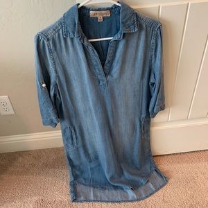 Anthropologie chambray dress